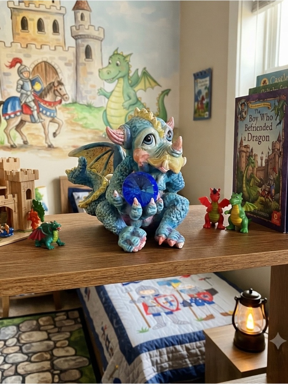 “Dreamy" Mood Dragon figurine from the Franklin Mint collection